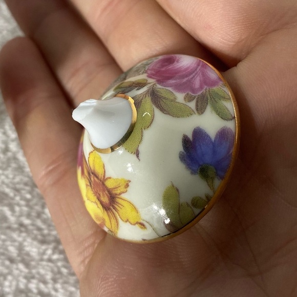 Vintage T. Limoges Casa Elite Miniature Porcelain Creamer & Sugar Bowl Set - Picture 8 of 13